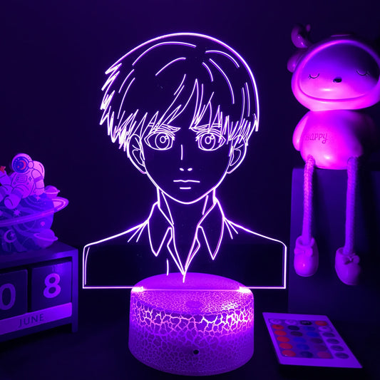 3D Anime Lamp Attack on Titan Led Night Light Armin Arlert Figure Bedside Lamp for Bedroom Decor Child Kids Birthday Gift