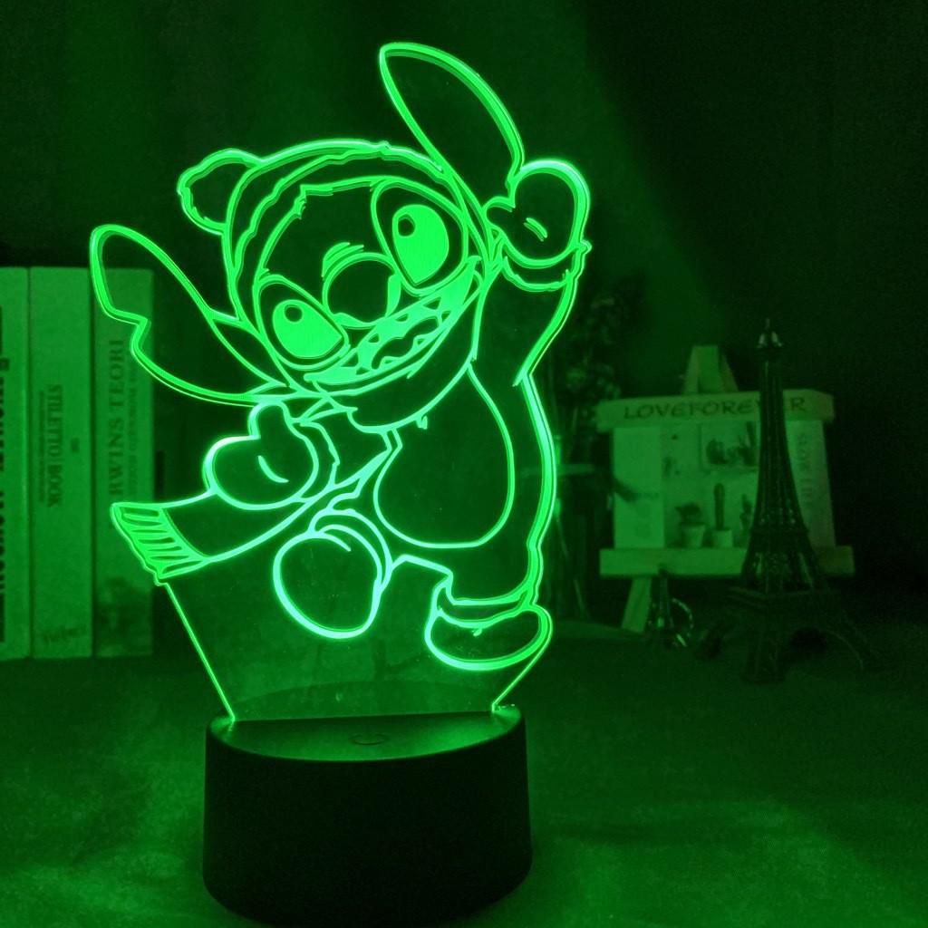 Lion 3d Night Light Children's Room Desk Bedside Led Colorful Variable Night Lamp Battery Usb Children's Gift Kids Lamp