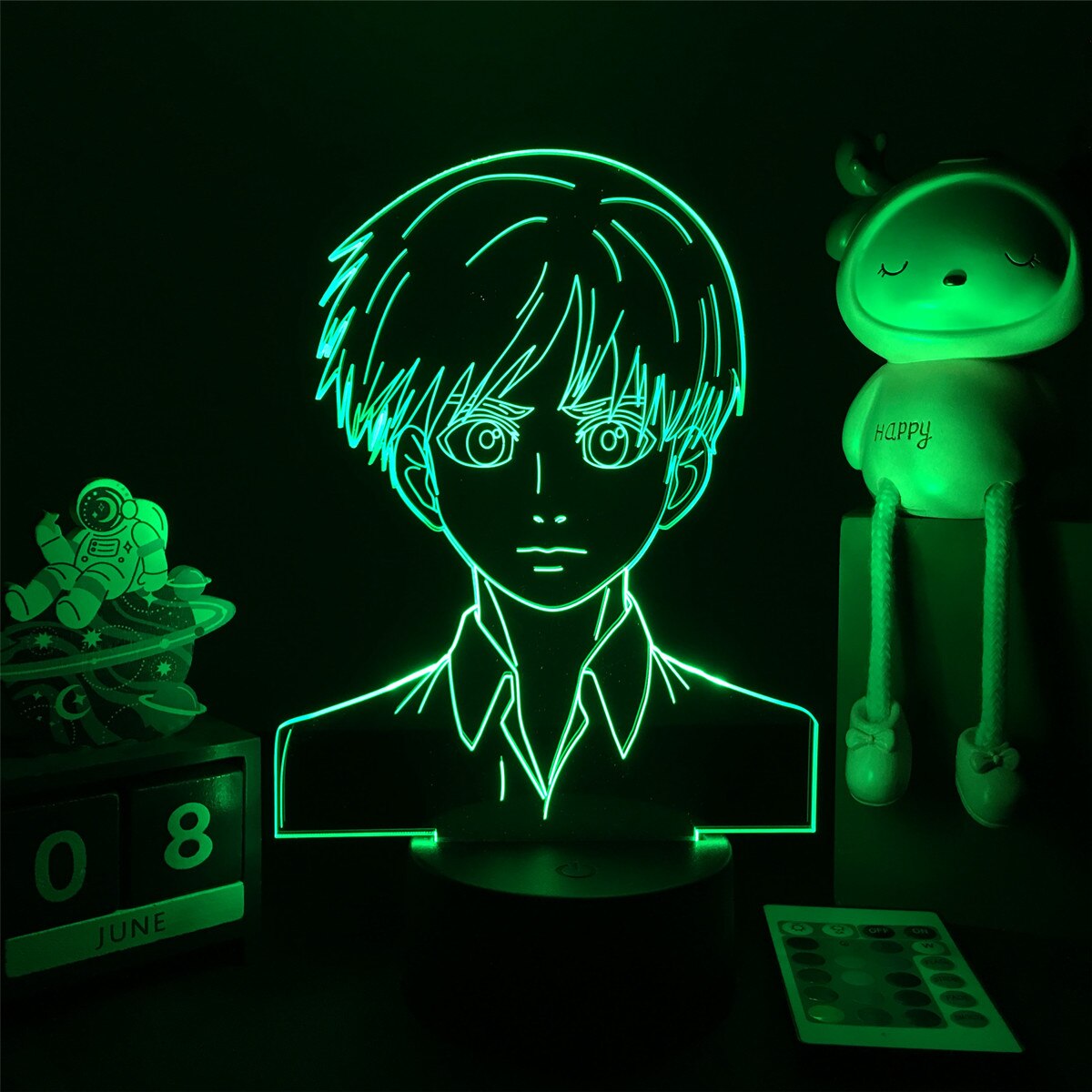 3D Anime Lamp Attack on Titan Led Night Light Armin Arlert Figure Bedside Lamp for Bedroom Decor Child Kids Birthday Gift