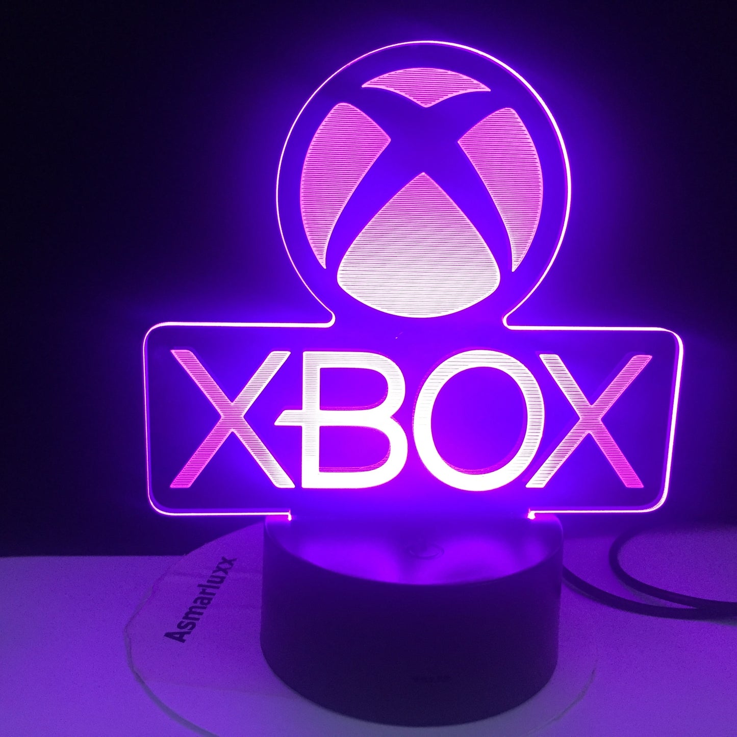 Game XBOX Home Game Best Present for Boy LED Night Light USB Directly Supply Cartoon App Control Children Birthday Gifts 3d Lamp