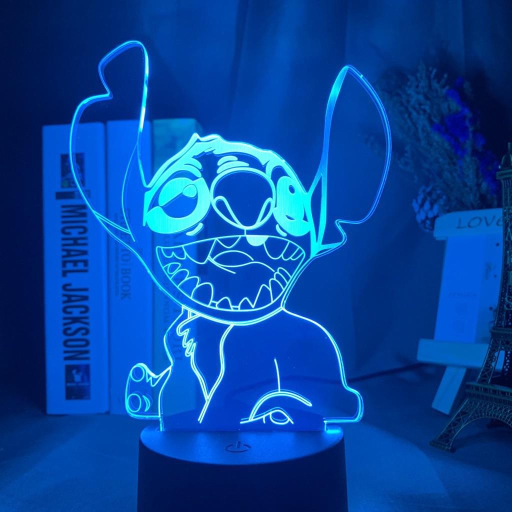 Lion 3d Night Light Children's Room Desk Bedside Led Colorful Variable Night Lamp Battery Usb Children's Gift Kids Lamp