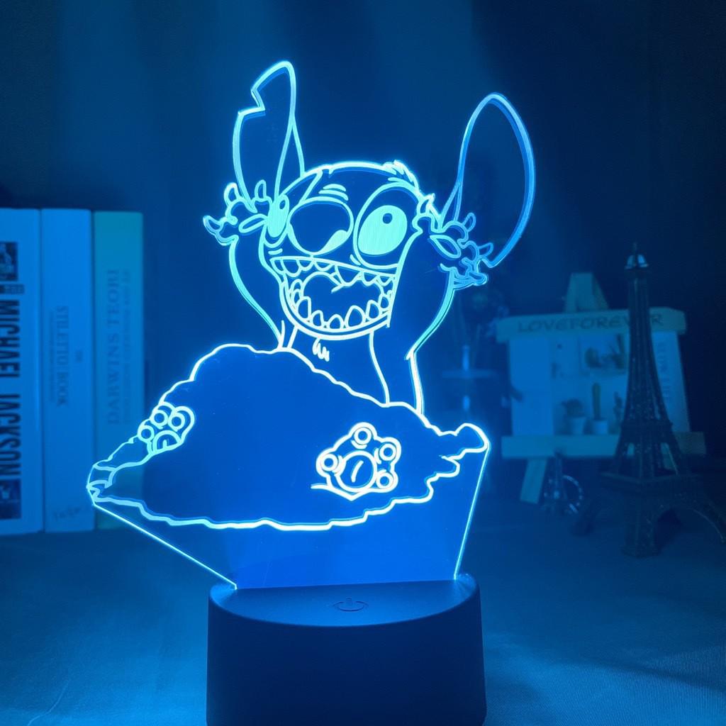 Lion 3d Night Light Children's Room Desk Bedside Led Colorful Variable Night Lamp Battery Usb Children's Gift Kids Lamp