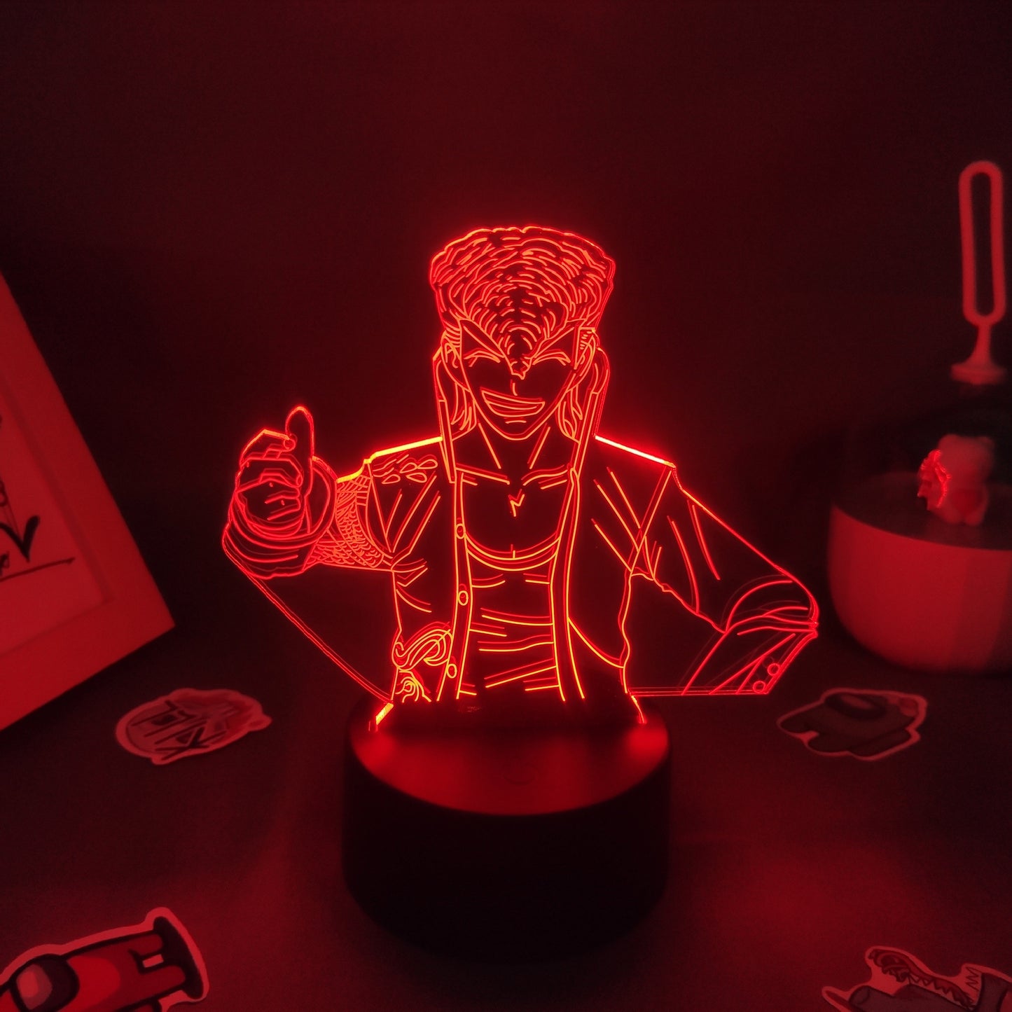 Danganronpa Anime Figure Mondo Owada 3D Led Night Lights Birthday Gift For Friends Manga Neon Lava Lamp Bedroom Table Decoration