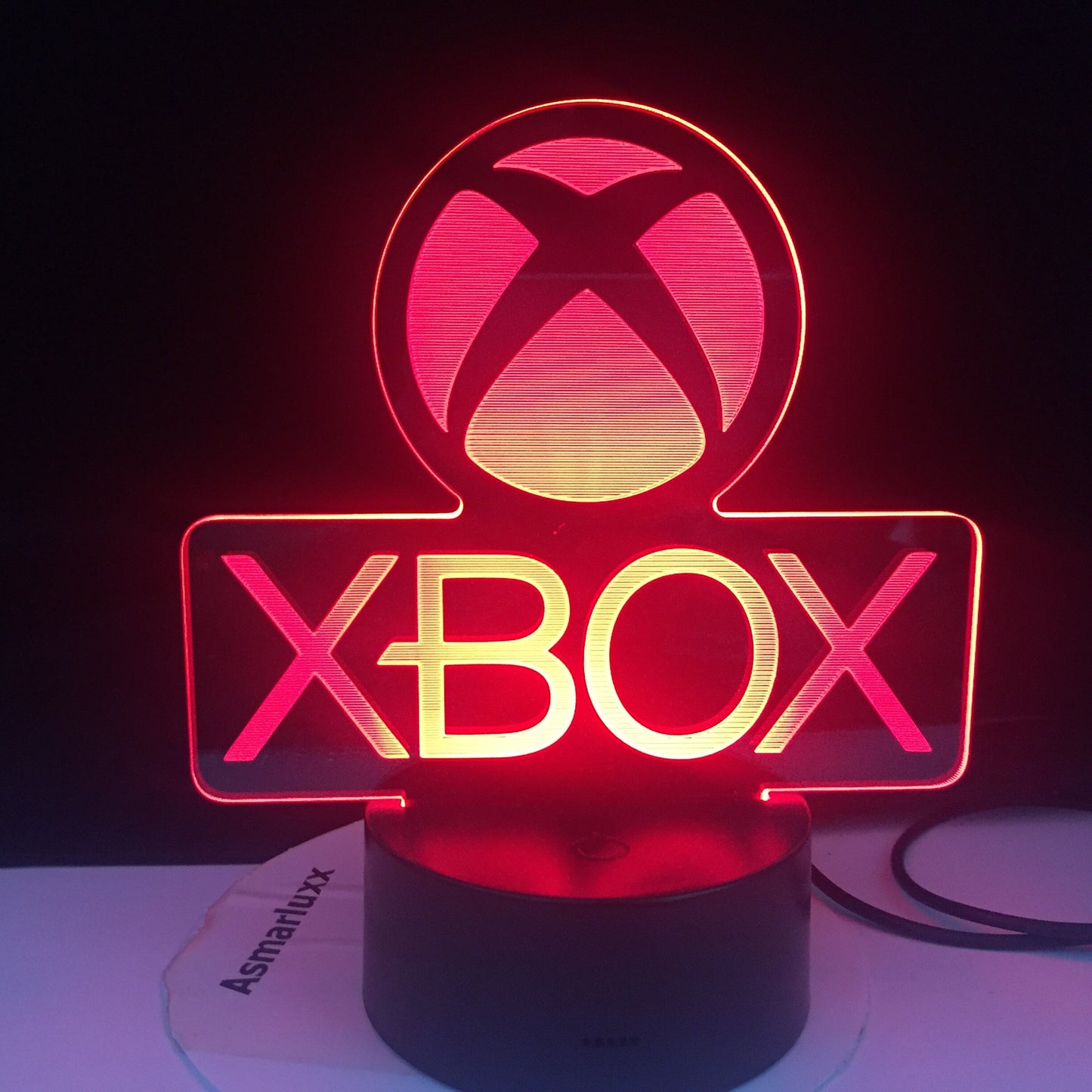 Game XBOX Home Game Best Present for Boy LED Night Light USB Directly Supply Cartoon App Control Children Birthday Gifts 3d Lamp