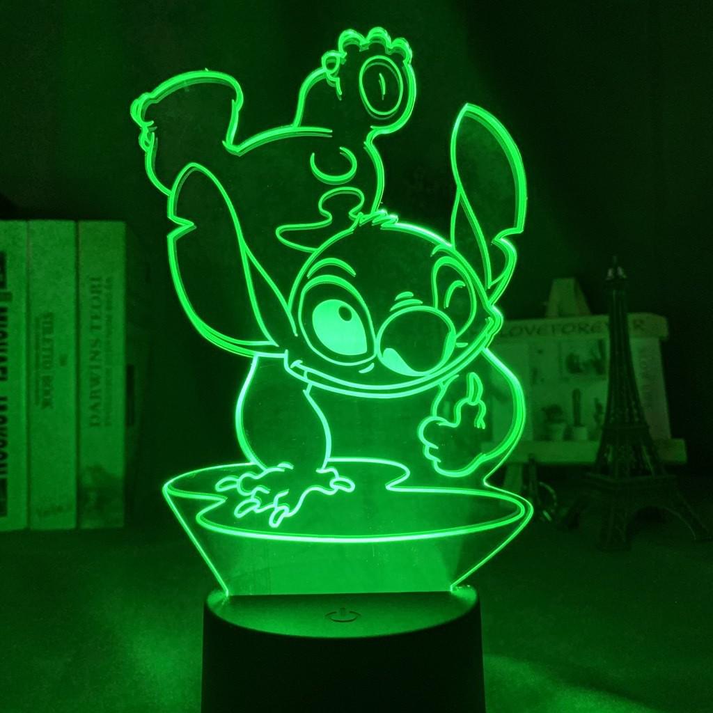 Lion 3d Night Light Children's Room Desk Bedside Led Colorful Variable Night Lamp Battery Usb Children's Gift Kids Lamp