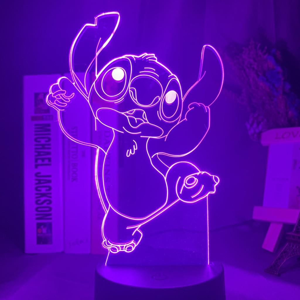 Lion 3d Night Light Children's Room Desk Bedside Led Colorful Variable Night Lamp Battery Usb Children's Gift Kids Lamp