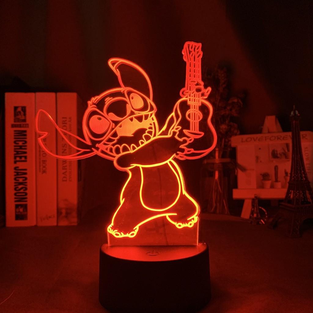 Lion 3d Night Light Children's Room Desk Bedside Led Colorful Variable Night Lamp Battery Usb Children's Gift Kids Lamp