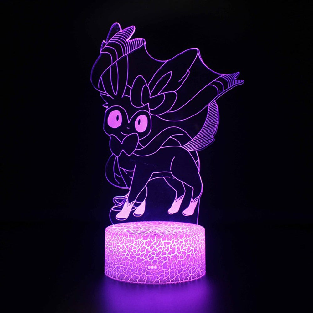 Anime Pokemon GO 3d Night Light Toys Anime Pikachu 7 Colors LED Figures Model Table Lamp Cool Stuff Toys for Children Xmas Gift