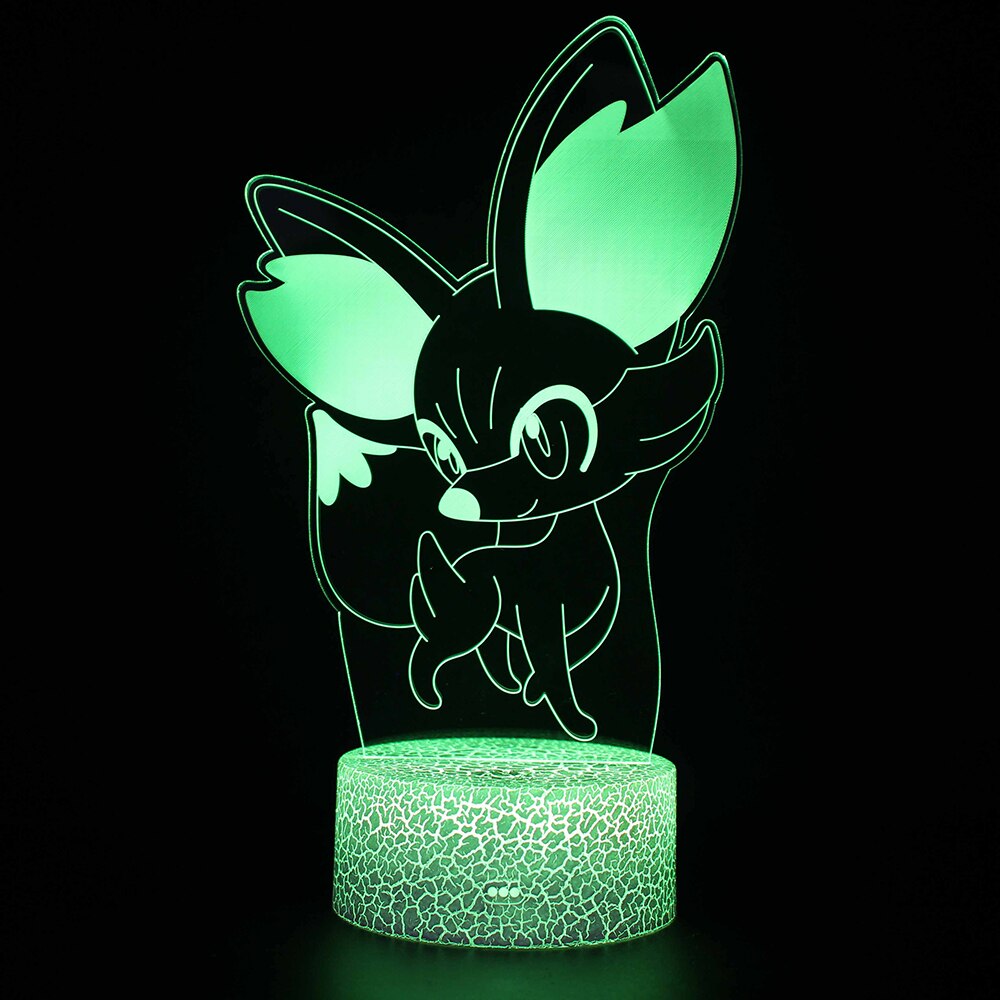 Anime Pokemon GO 3d Night Light Toys Anime Pikachu 7 Colors LED Figures Model Table Lamp Cool Stuff Toys for Children Xmas Gift