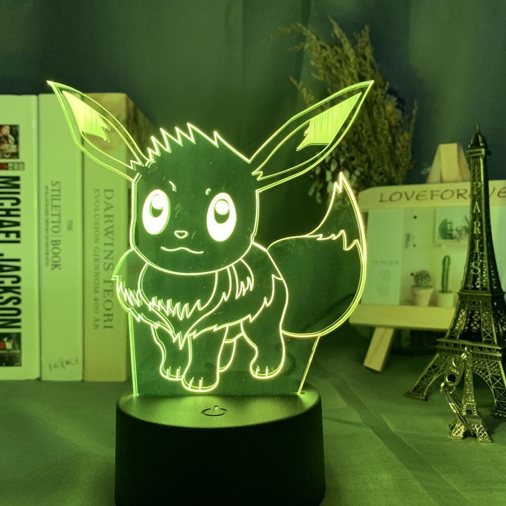 Kawaii Cartoon Anime Night Light Pokemon Pikachu Gengar Figure Dormitory Table Decoration Best Holiday Gifts for Friends